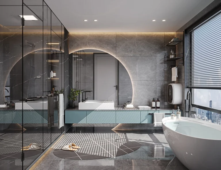 Home 3 Modern-Elegance-with-a-Green-Bathroom-Vanity-scaled-1