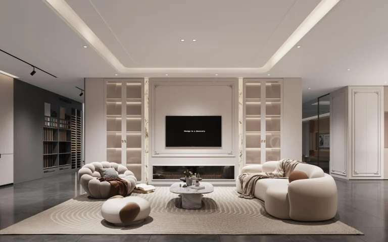 Home 4 elegant-living-room-with-modern-built-in-cabinets-cozy-seating-area-marble-coffee-table-and-ambient-lighting-design
