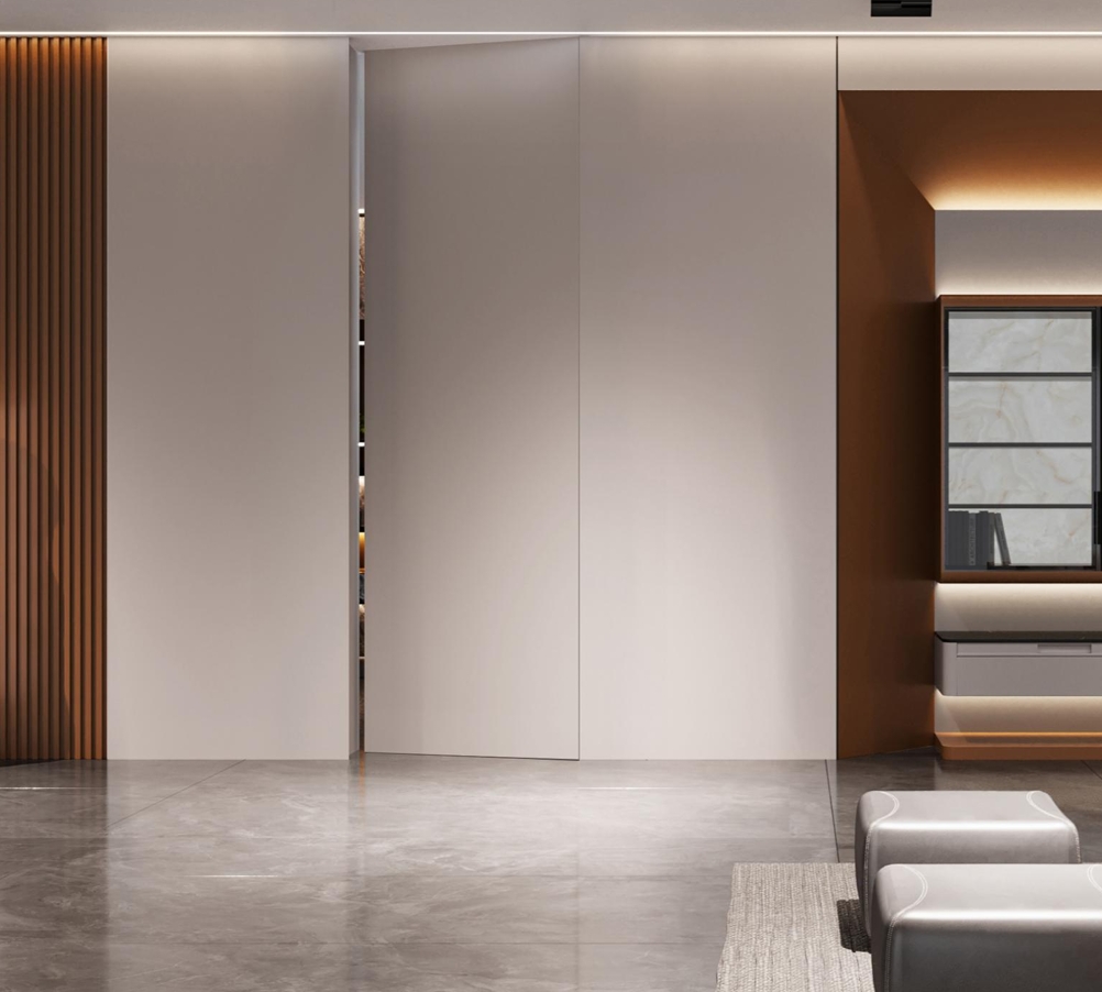 Top 10 Modern Invisible Door Ideas for Seamless, Stylish Interiors 48 Invisible interior doors have the same color with the wall,door without any visible frame.