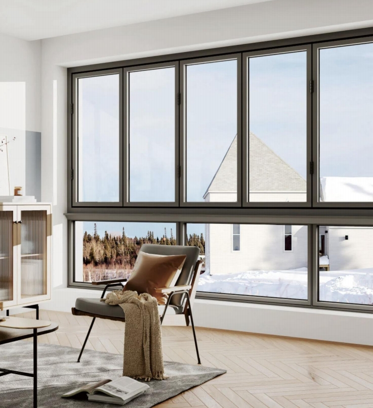 Aluminum Window 4 Folding-window