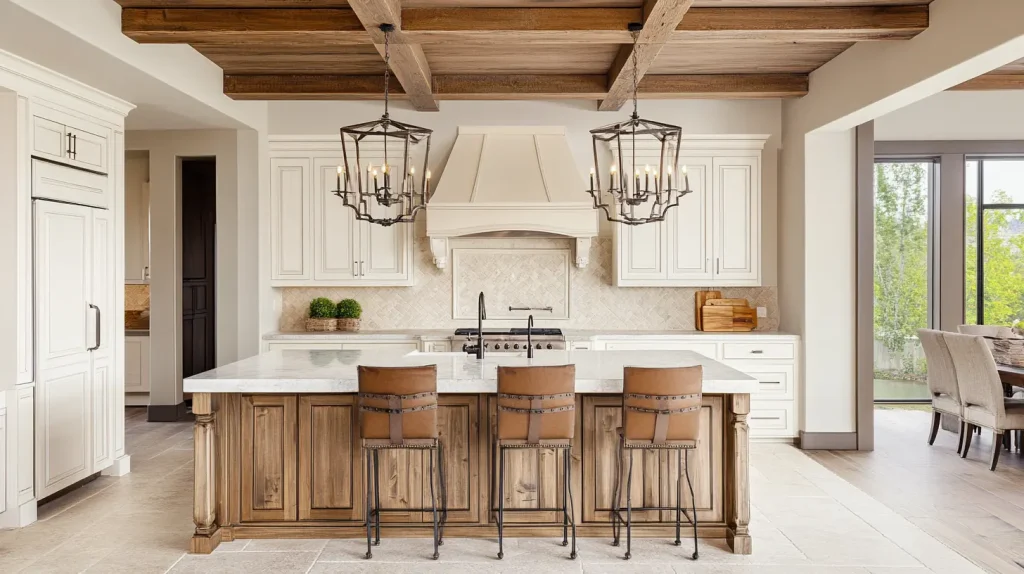 Top 20 White Kitchen Cabinets Ideas for 2025 6 Antique White Kitchen Cabinets for a Rustic Vibe