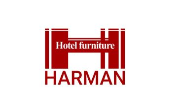 Top 10 Hospitality Furniture Manufacturers in Yemen (2026) 5 the logo of Harman Furnishings - hospitality furniture manufacturers in Yemen
