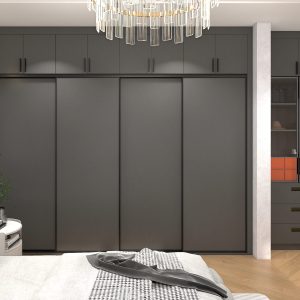 matte-charcoal-grey-lacquer-sliding-wardrobe-intergrate-with-vanity matte-charcoal-grey-lacquer-sliding-wardrobe-intergrate-with-vanity